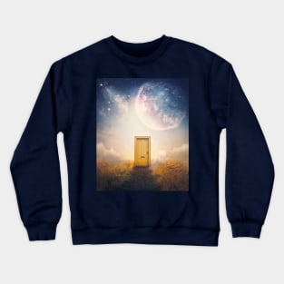 The door to other galaxy Crewneck Sweatshirt